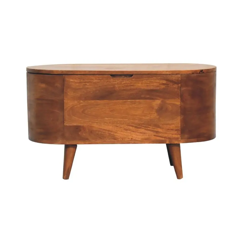 Massief Houten Kastanjendoos Dressoir