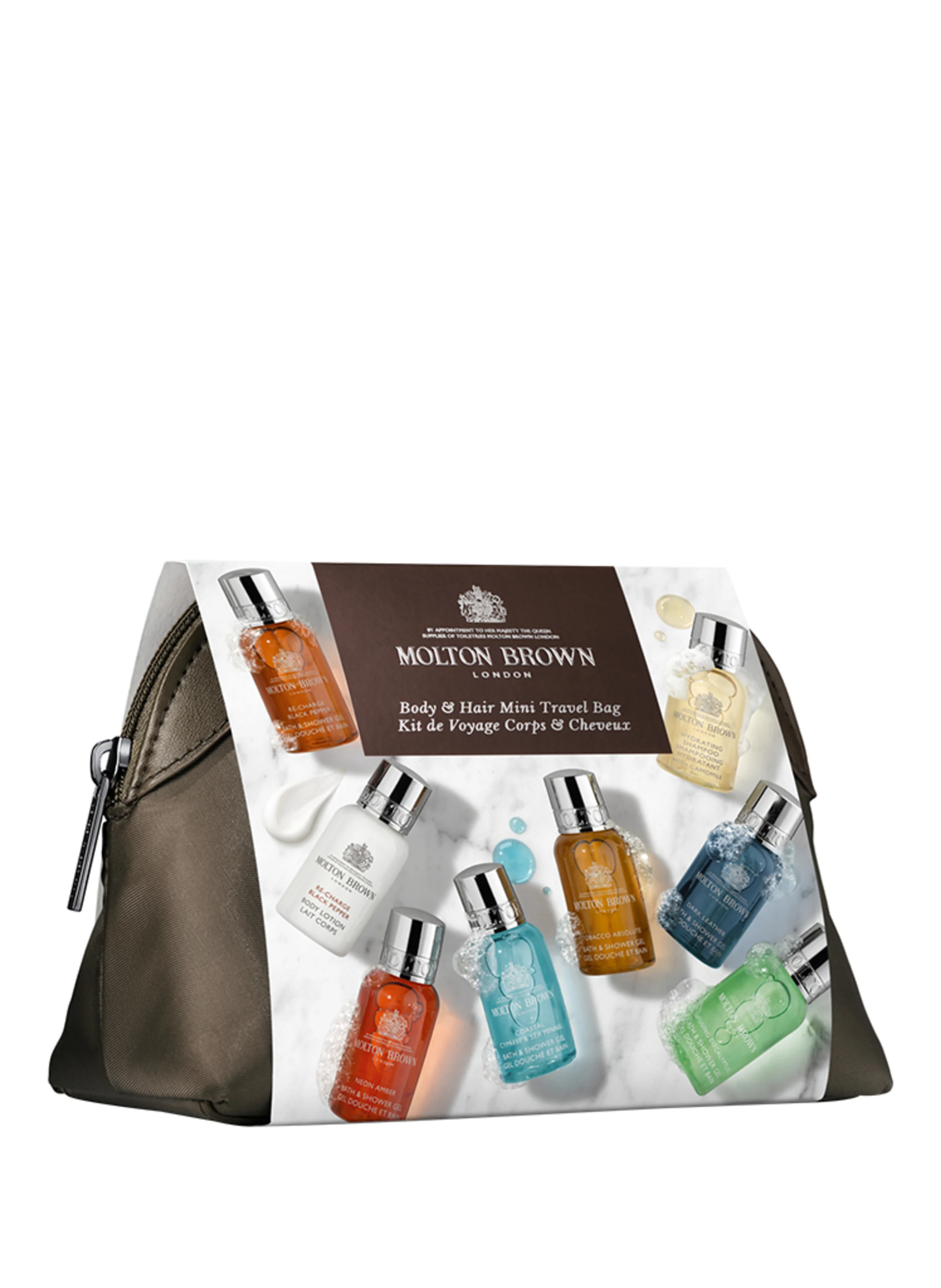 MOLTON BROWN THE CLASSIC EXPLORER BODY & HAIR MINI TRAVEL BAG