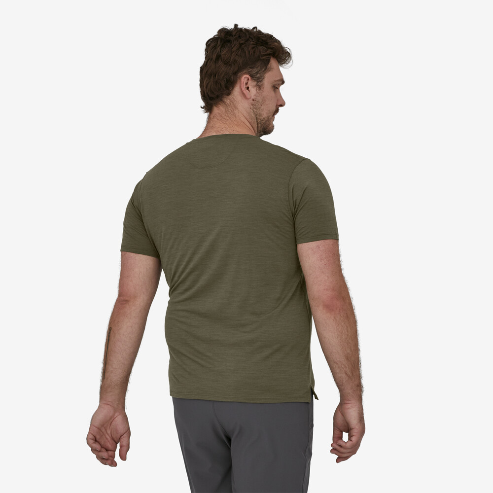 Capilene Herren-Merino-Hemd mit Grafikprint