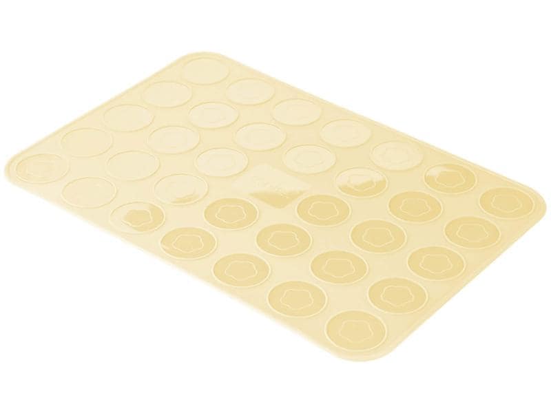 Zenker Backmatte Sweet Sensation 1 Stück Backunterlage aus Silikon für Macarons
