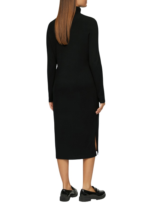 s.Oliver Abendkleid Ohne Taschen mit Rollkragen
