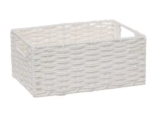 Lot de 4 paniers de rangement Costa blanc - FIVE