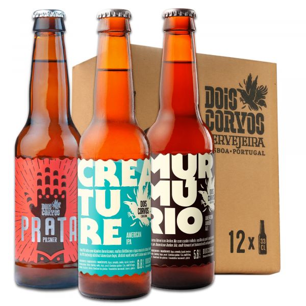 Cerveja Dois Corvos Pack Nosso de Cada Dia - 12 x 33cl