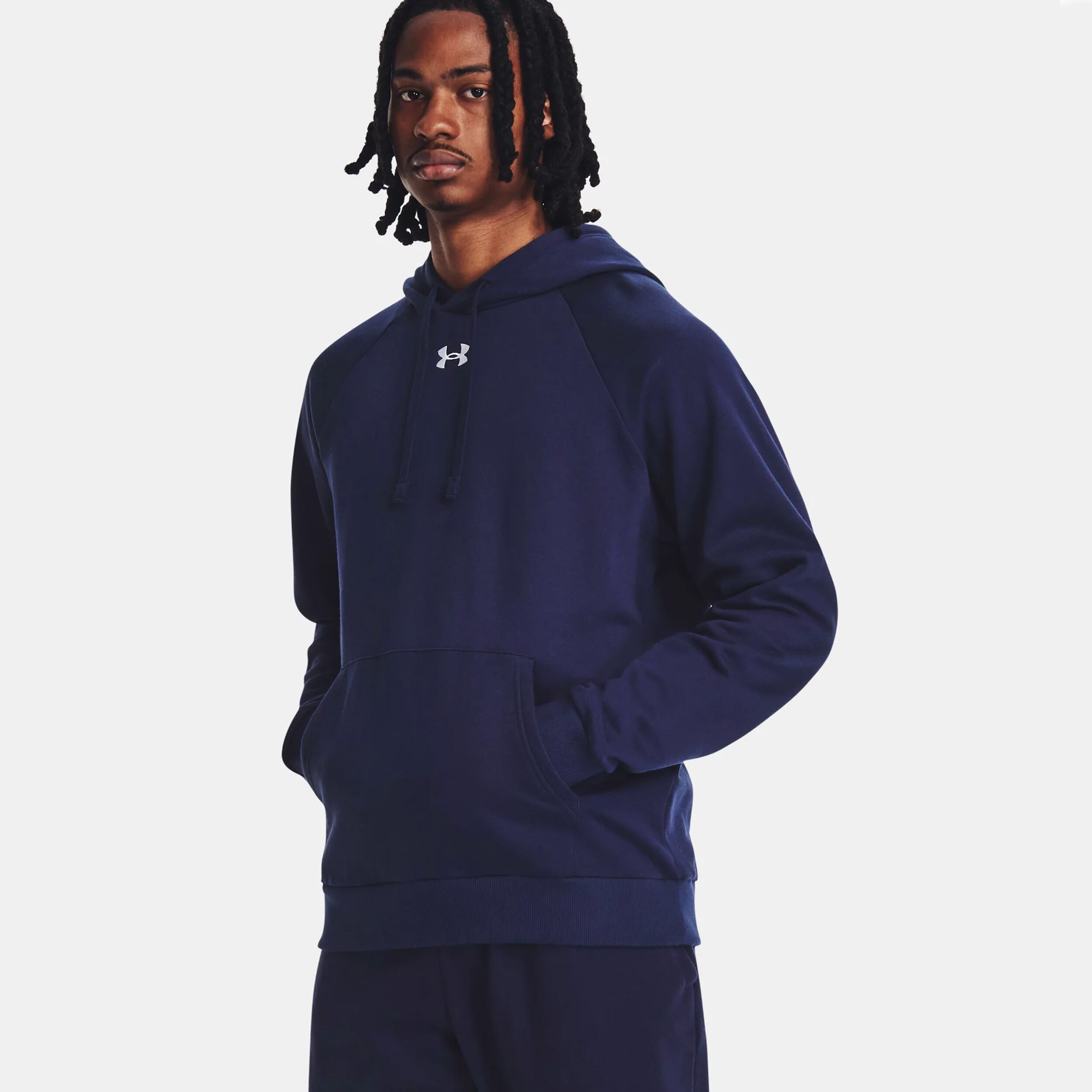 Under Armour Rival Sweat À Capuche Hommes - Bleu Foncé