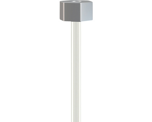 Ophangkoord Perlon 2 mm 150 cm met haak 4 kg