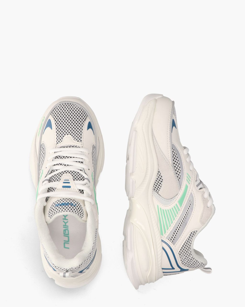Nubikk Comet Runner Wit/Multicolor Damessneakers