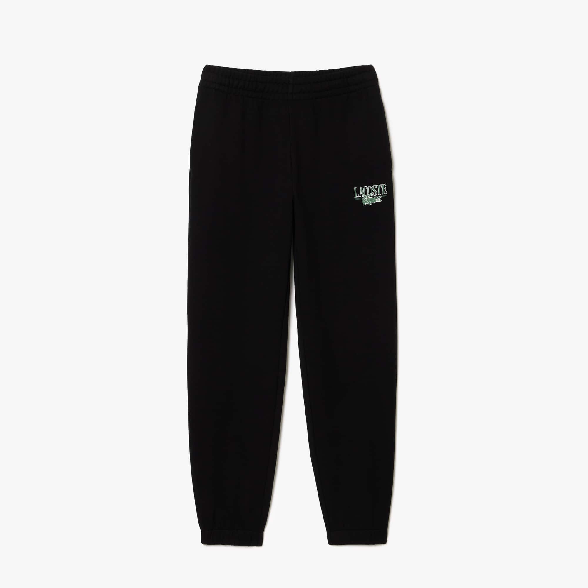 Pantalon de survêtement Jogger imprimé Lacoste Pantalons de survêtement - Noir - Lacoste - Femme