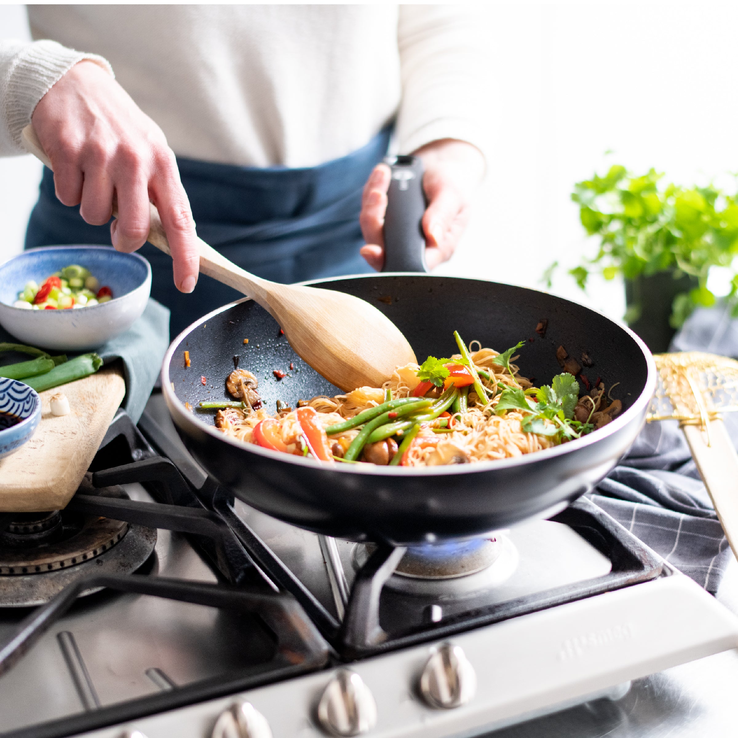 Greenpan Andorra Wok Ã 28 cm