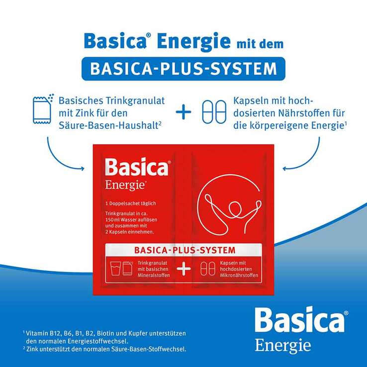 Basica Energie Trinkgranulat + Kapseln, 30 St