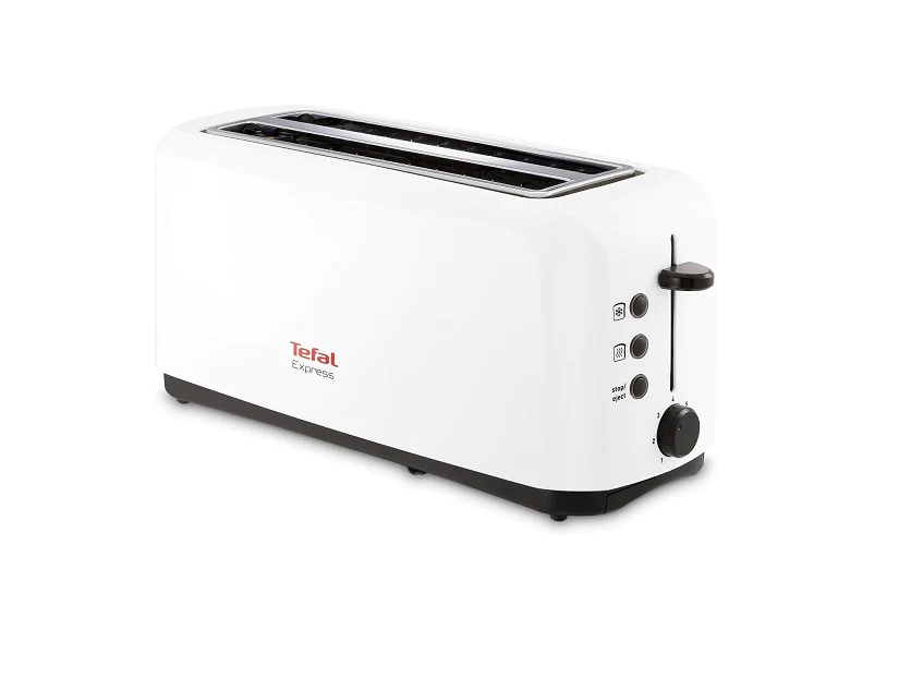 grille pain avec 2 longues fentes 1500W blanc Tefal