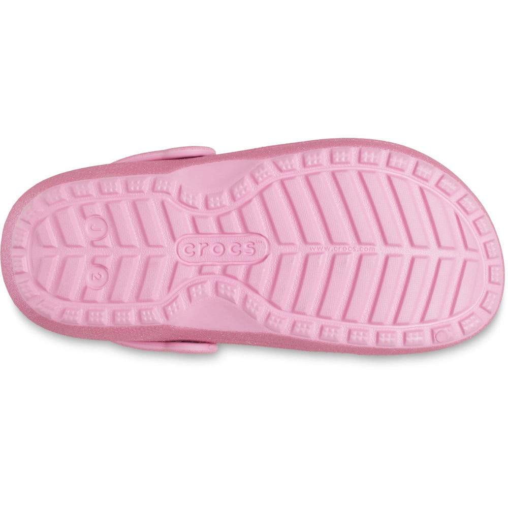 Køb Crocs Pink Tweed Classic Lined Glitter Clog