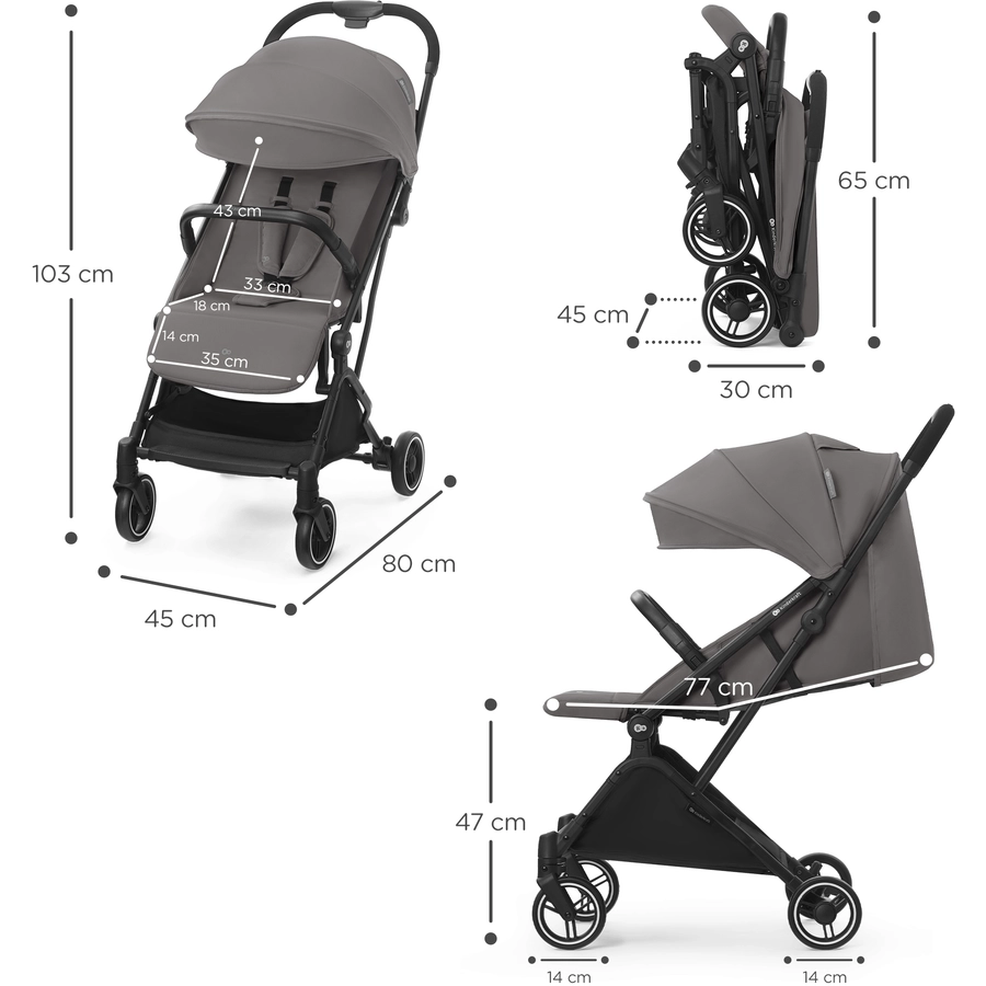 Kinderkraft Buggy INDY 2 cozy grey