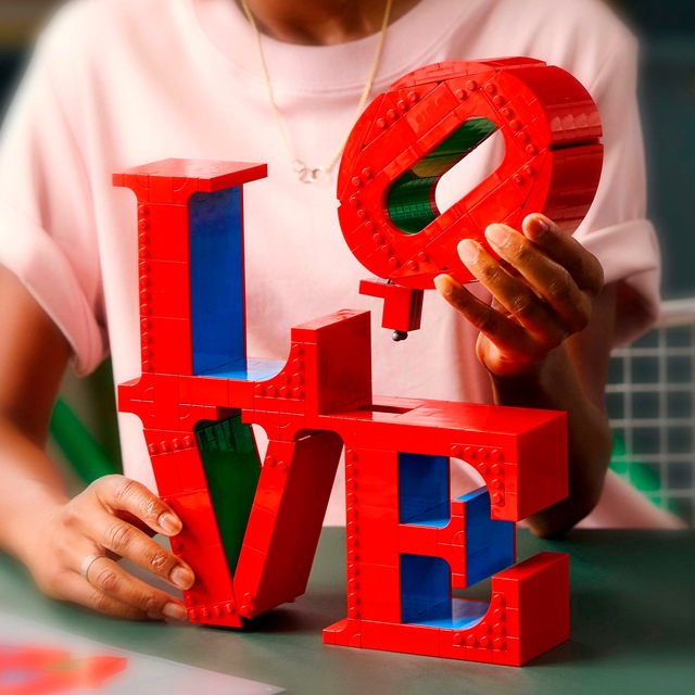 LEGO® Konstruktionsspielsteine »LOVE (31214), LEGO ART« Made in Europe
