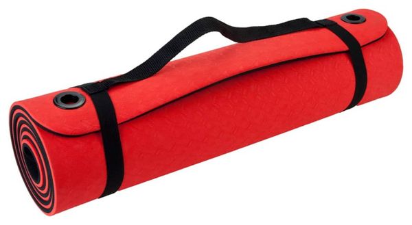 Pure2Improve Tapis de fitness TPE Rouge P2I200430