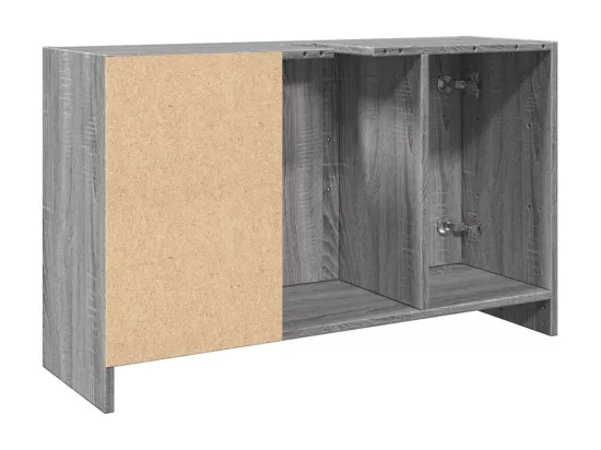 Armoire d'évier sonoma gris 90x29x55 cm bois d'ingénierie