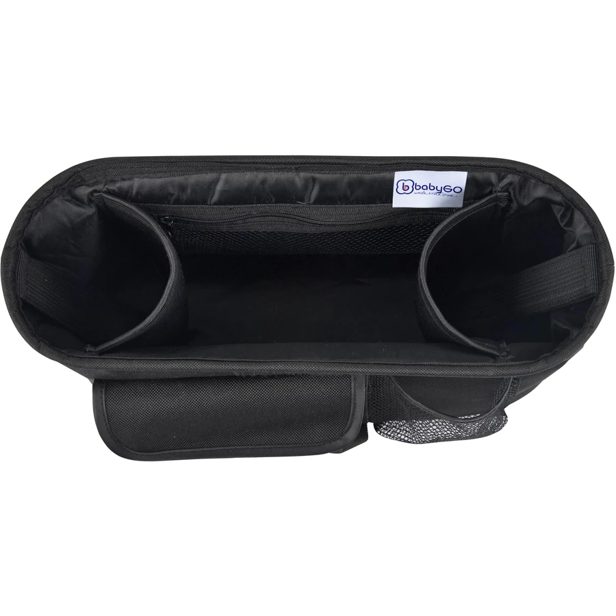 babyGO Kinderwagen Organizer Black