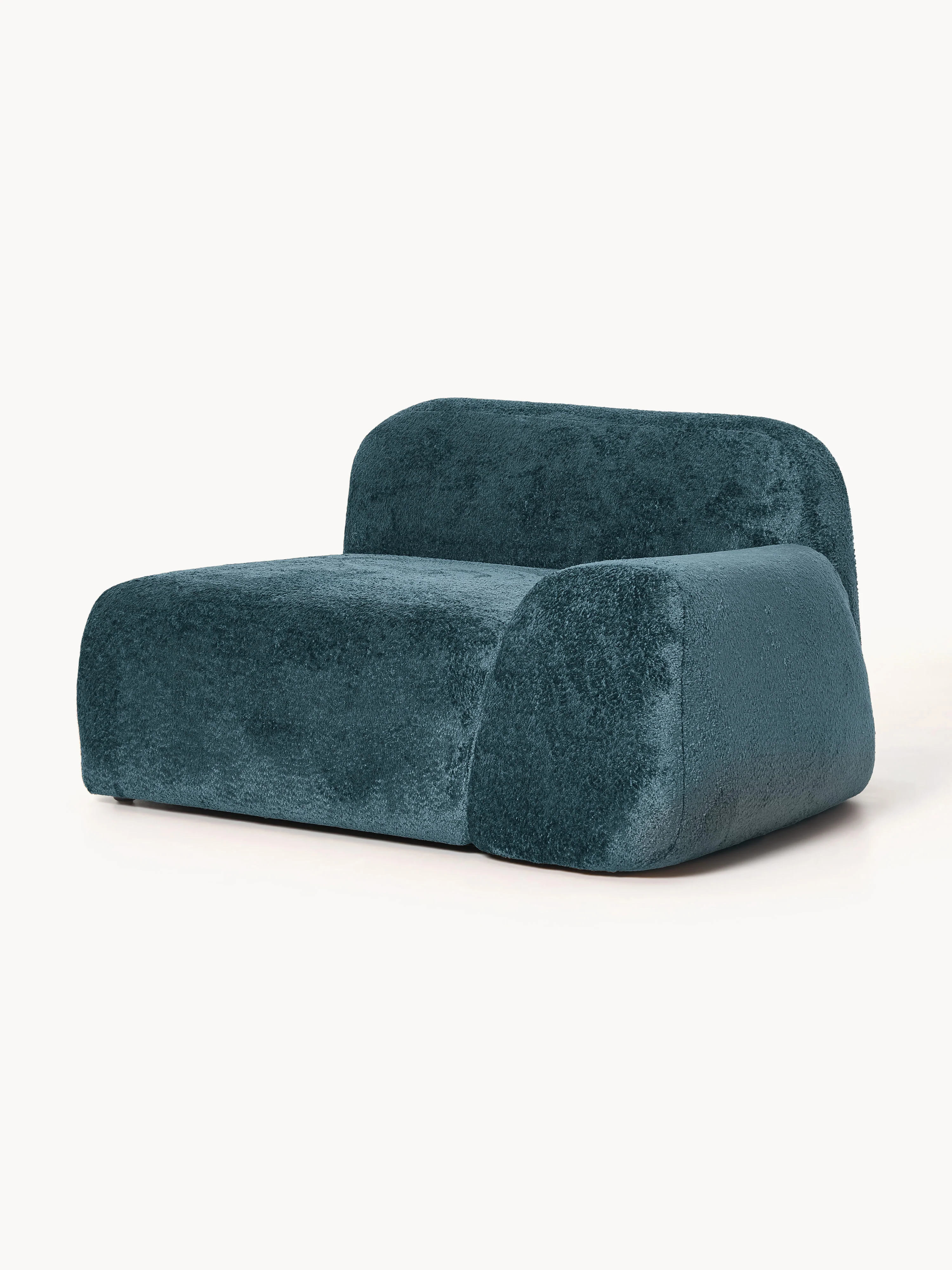 Hoekmodule Wolke van teddy bouclé
