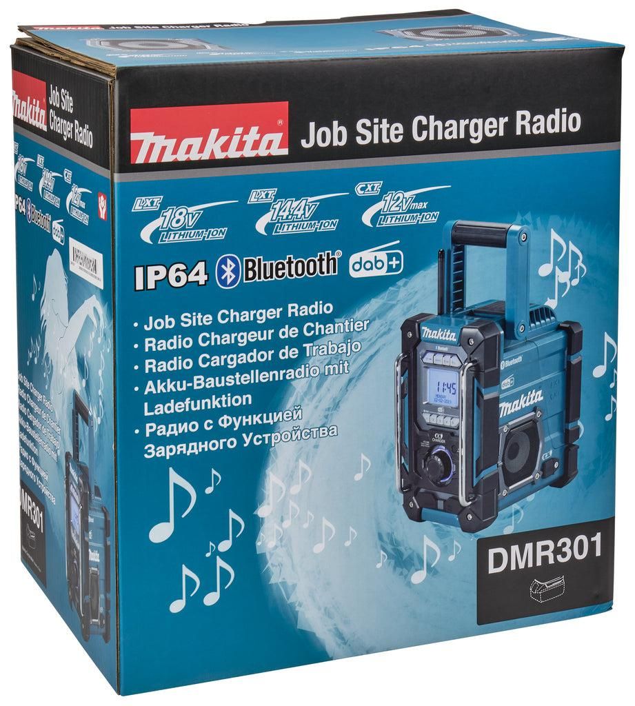 Makita DMR301 Accu bouwradio FM DAB/DAB  Bluetooth met laadfunctie