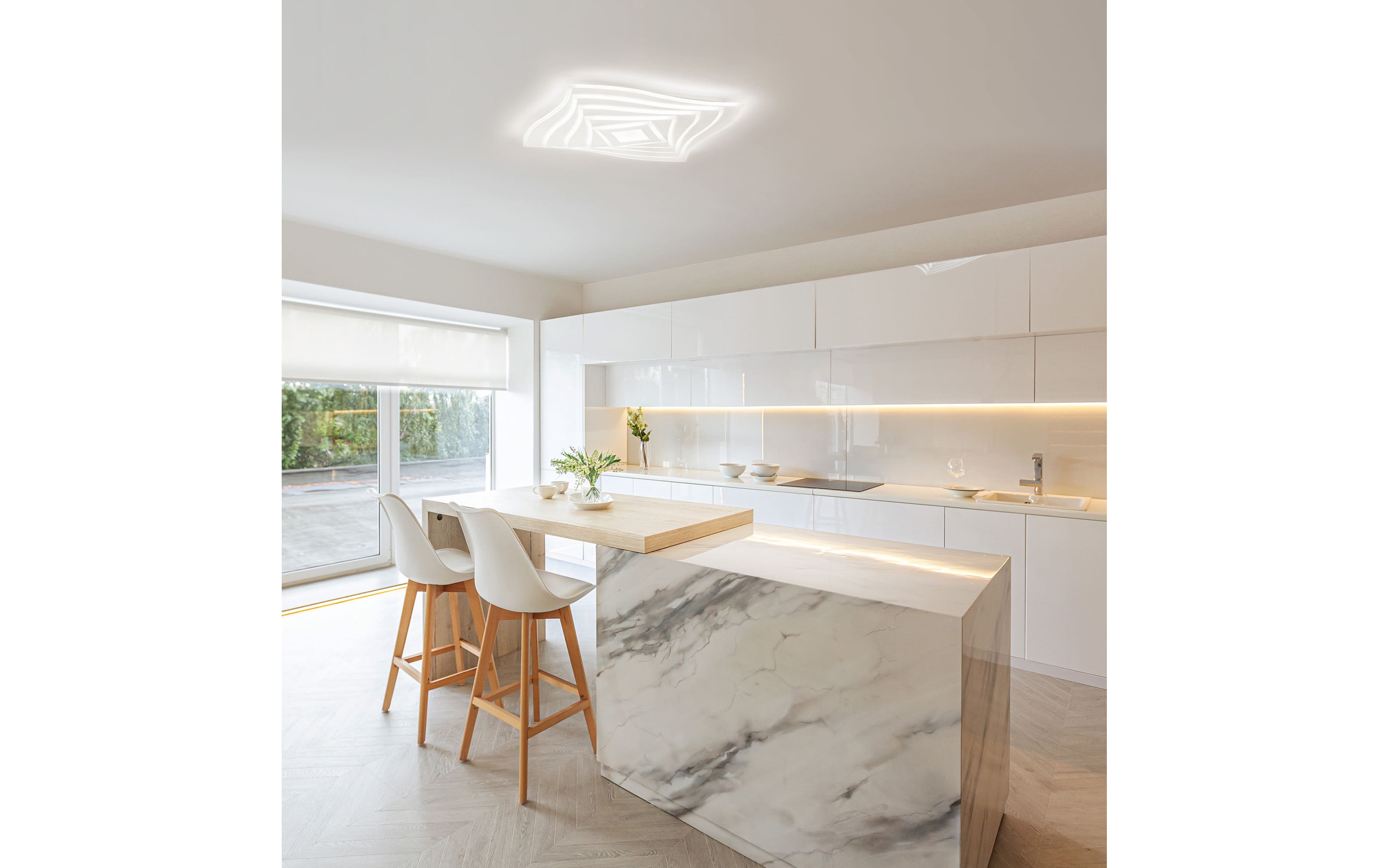 LED-Deckenleuchte Hero CCT RGBW, weiß, 50 cm