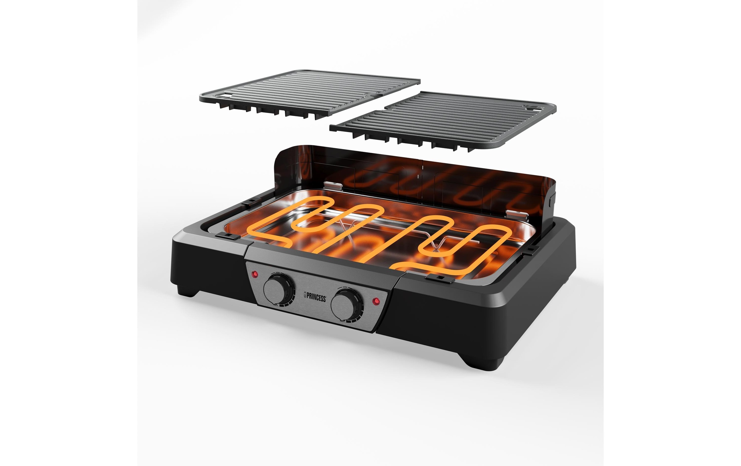 PRINCESS Tischgrill »BBQ 2000 W« 2000 W