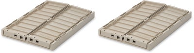 LIEWOOD Weston Oppbevaringskasser 2-Pack Medium, Sandy