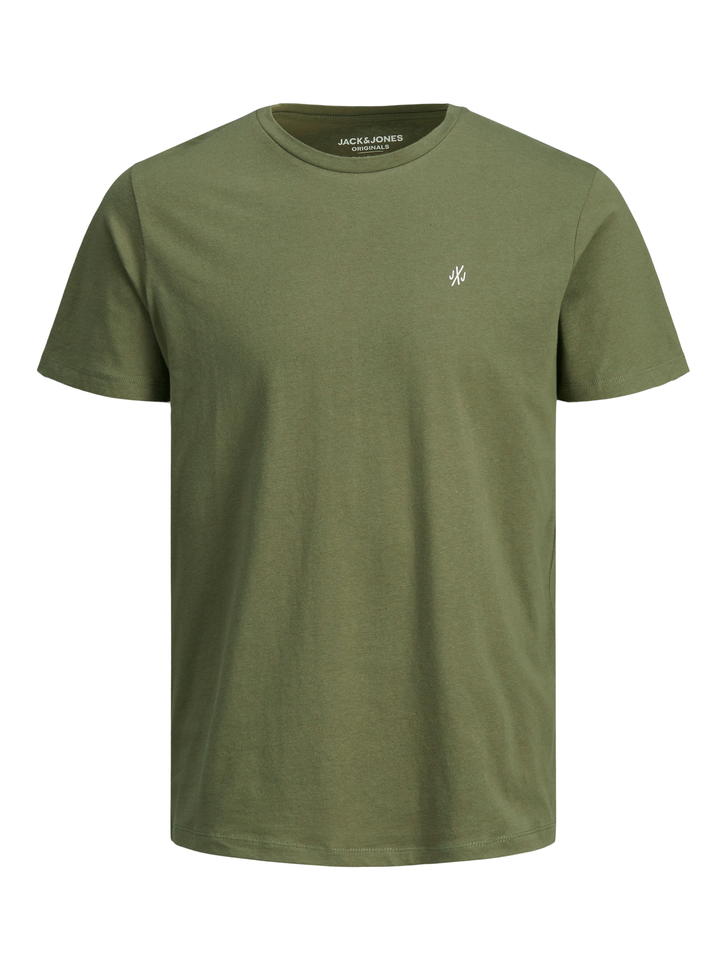 Jack & Jones Rundhalsshirt »JORJXJ im 5er Pack mit Rundhals und angenehmem Tragegefühl«, 5 Stk. unifarben, modisch, regular fit, Baumwolle, Rundhals