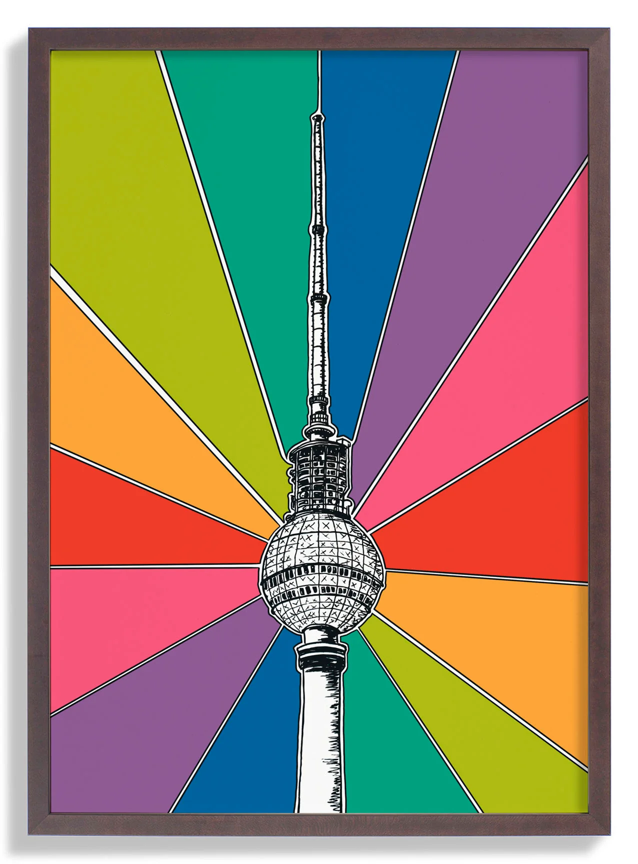 Regenbogen-Fernsehturm von Kaitlyn Parker