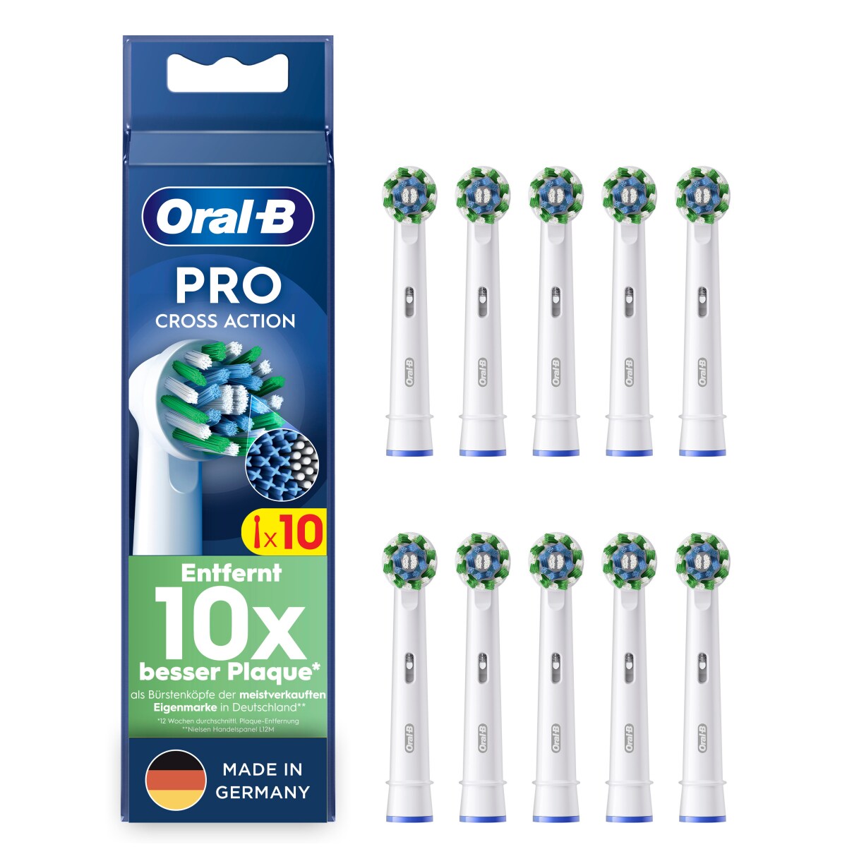Oral-B EB50RX-10 Pro CrossAction Ersatzbürsten 10er Pack