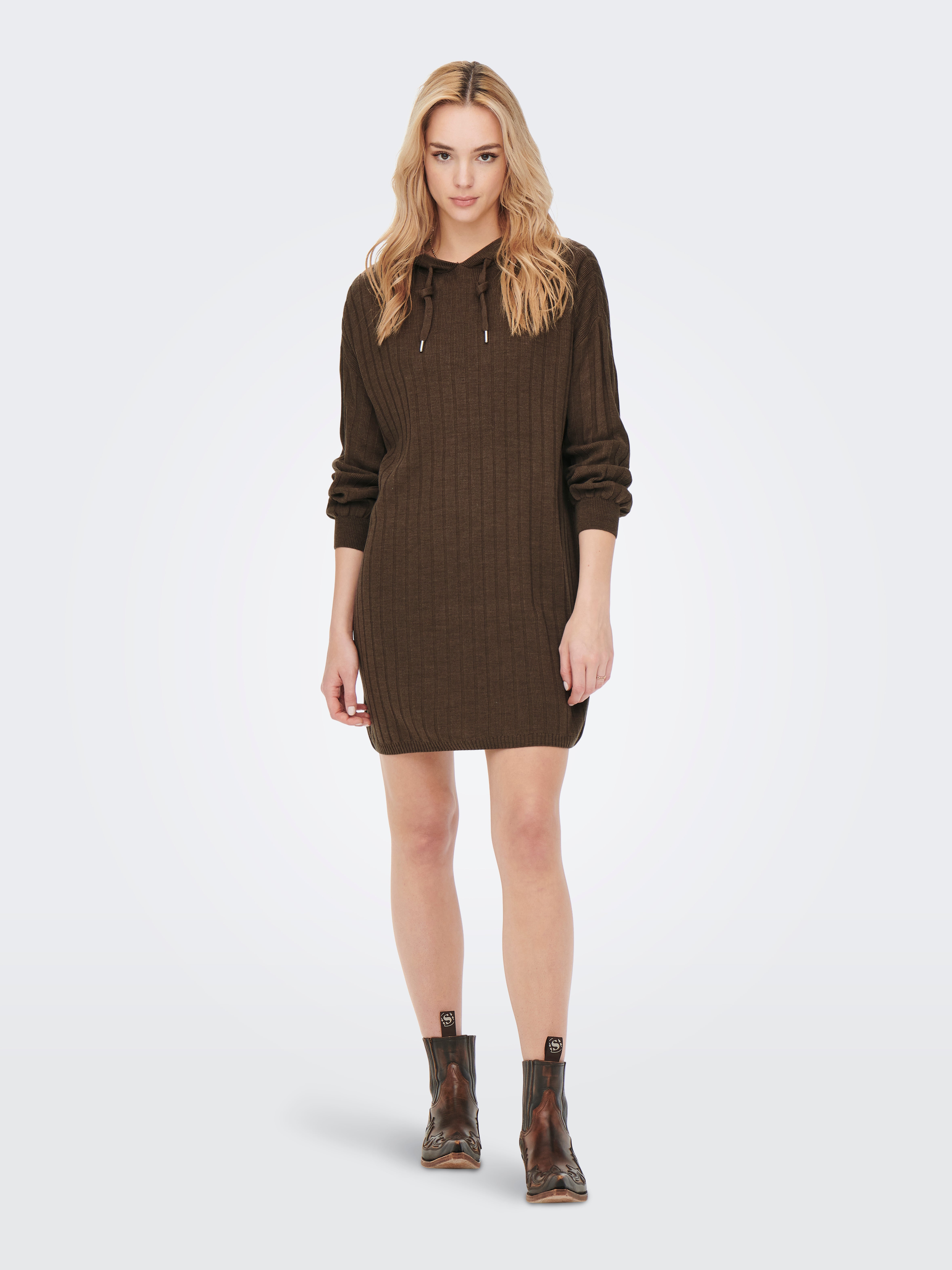 ONLCAREY Langes Kleid Chestnut
