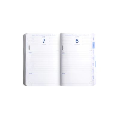 Agenda Classic - 1 jour par page - 10 x 15 cm - bleu - Exacompta