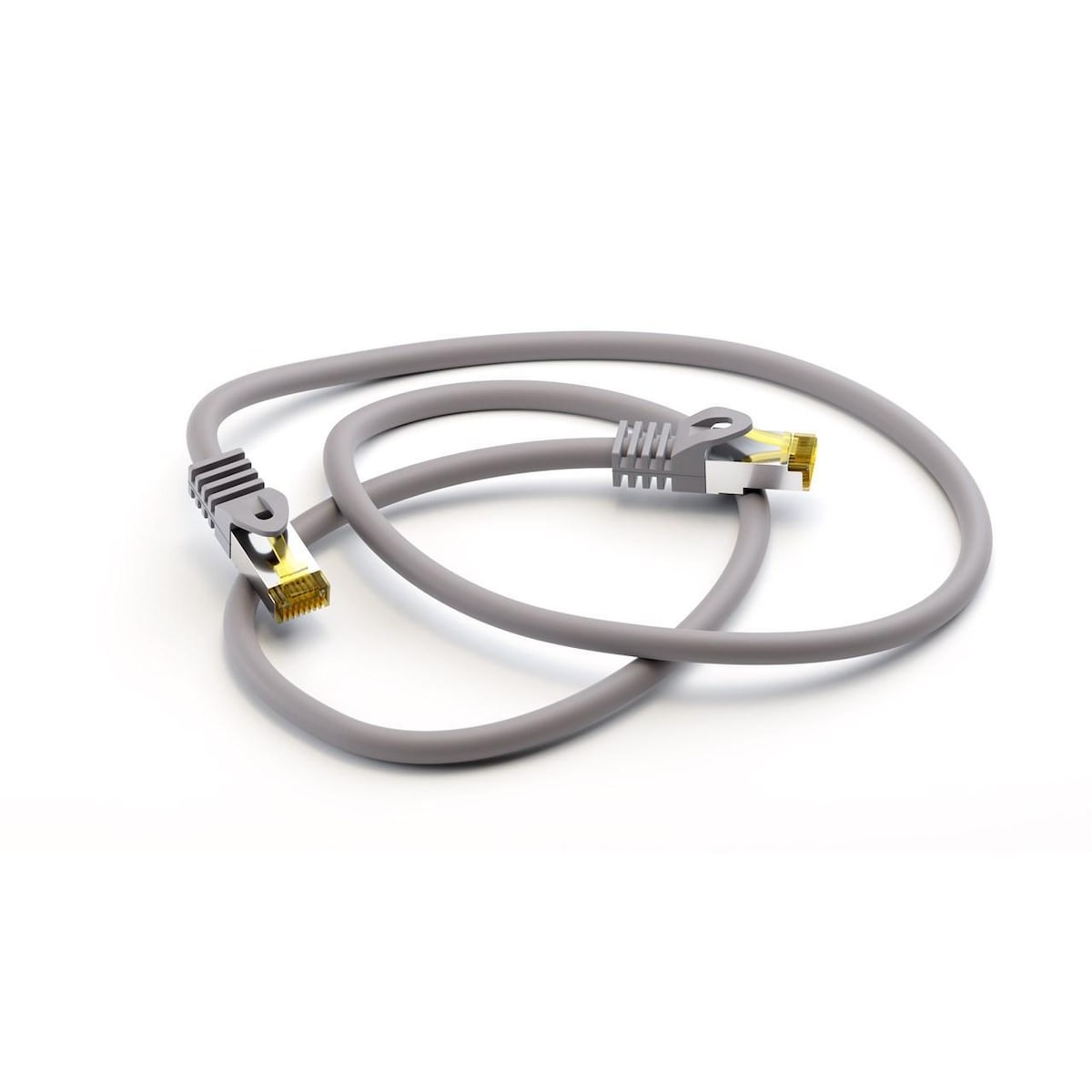 Goobay RJ45 patchkabel S / FTP (PiMF), med råkabel CAT 7,