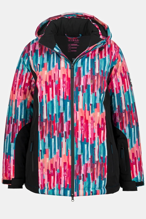 HYPRAR Funktionsjacke, wasserdicht, 2-Wege-Zipper, Schneefang
