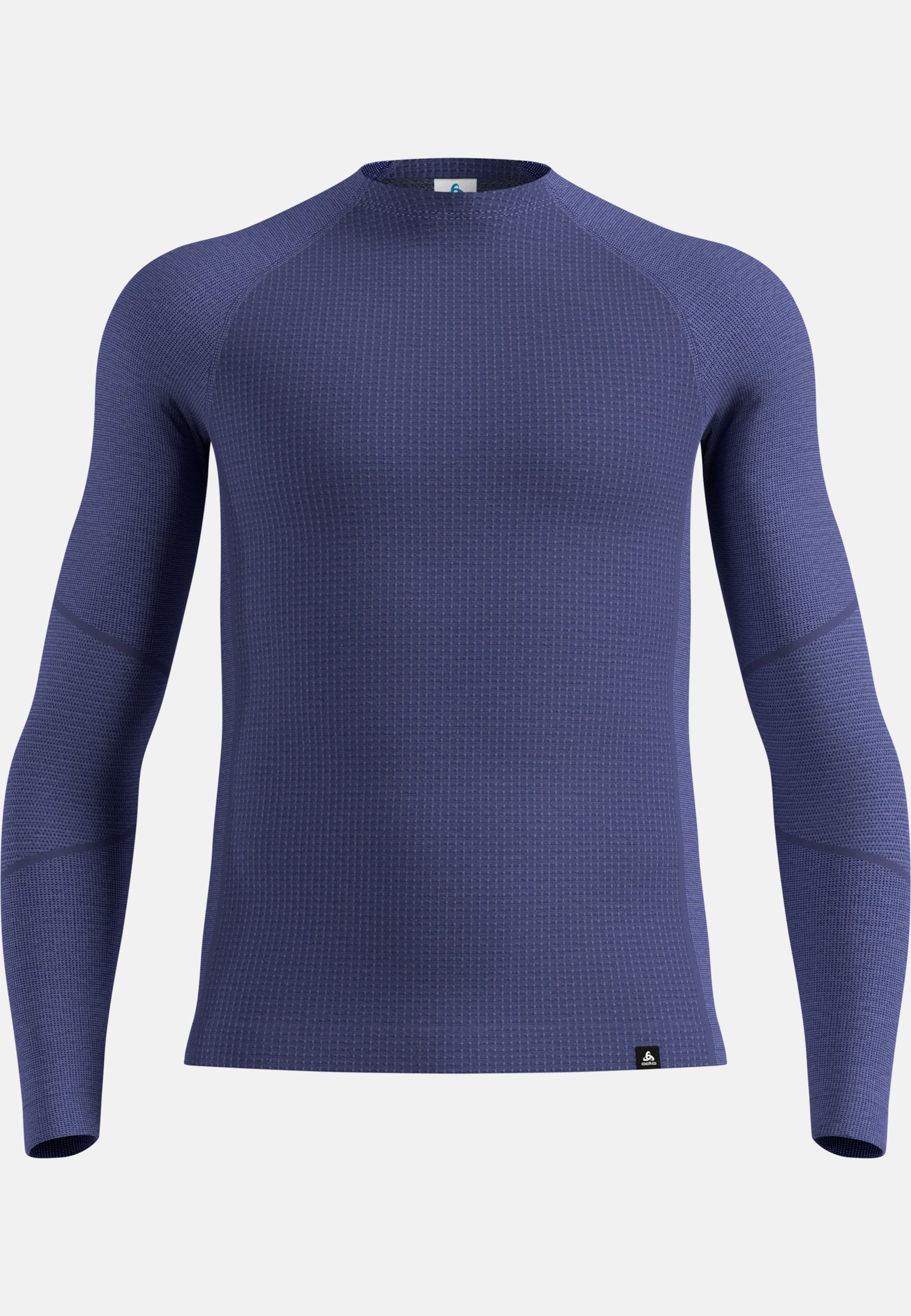 Seamless Performance Wool Funktionsshirt mit Rundhalsausschnitt in Skipper Blue