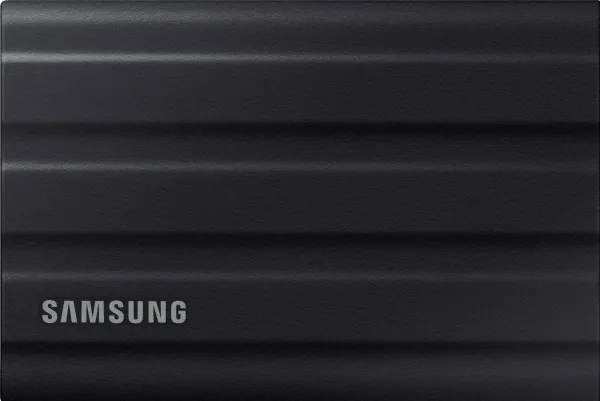Samsung T7 Shield MU-PE4T0S - SSD - krypteret - 4 TB - ekstern (bærbar) - USB 3.2 Gen 2 (USB-C stikforbindelse) - 256-bit AES - sort