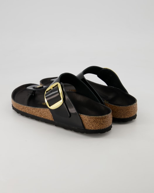Birkenstock Gizeh Big Buckle Pantoletten in Schwarz