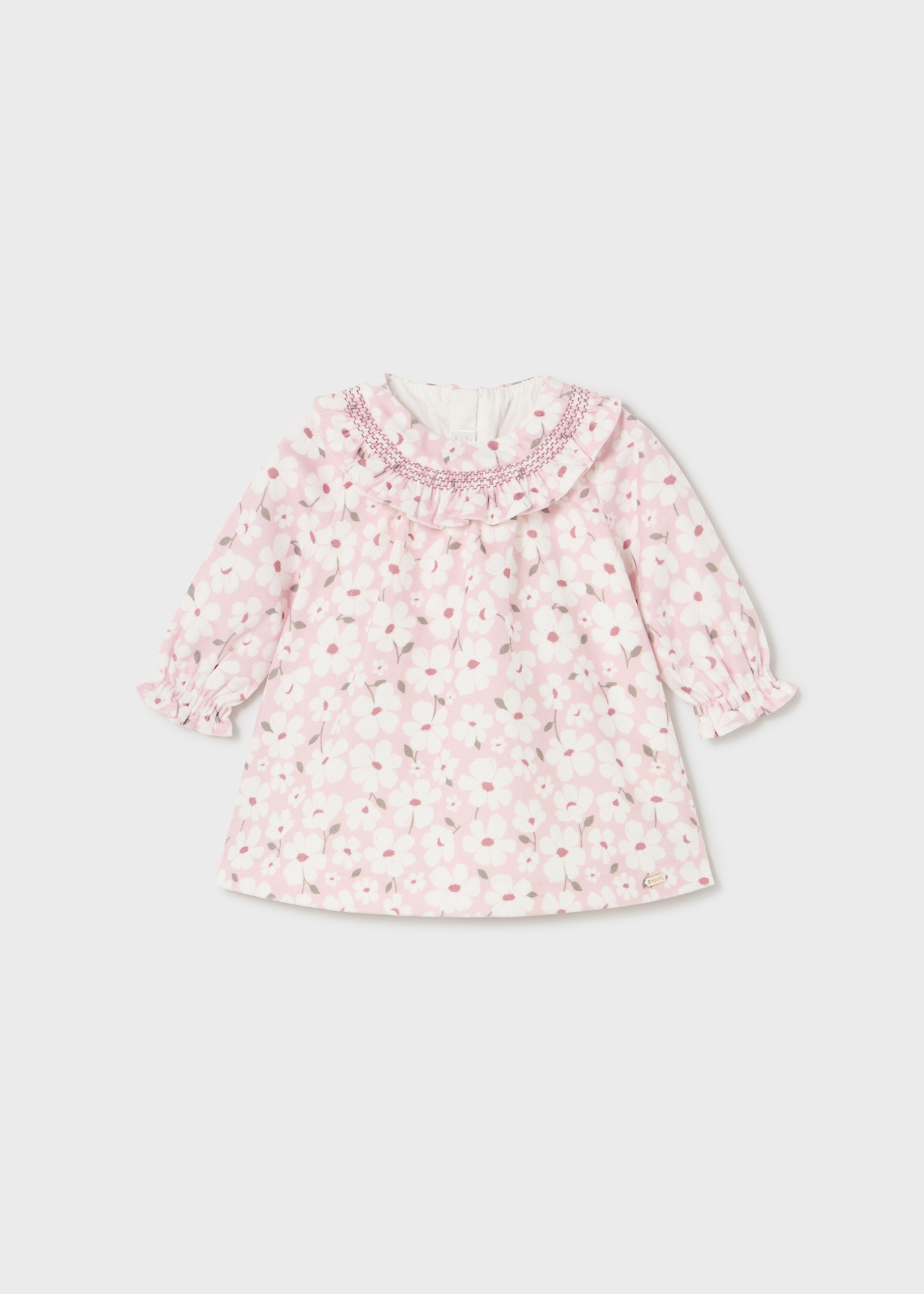 Vestido de veludo para recém-nascido
