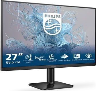 Philips - 1000-Serie - Monitor - Zwart - 27 Inch - 1920 x 1080