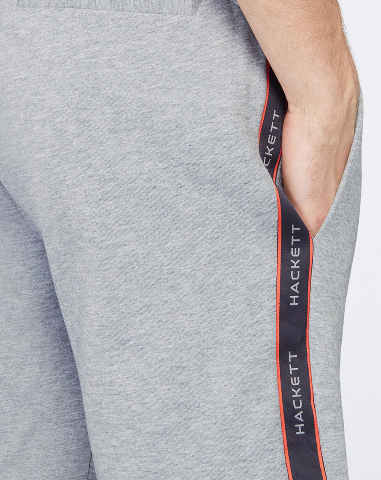 Hackett London Bermuda Regular Fit Galon Aston Martin Racing gris chiné