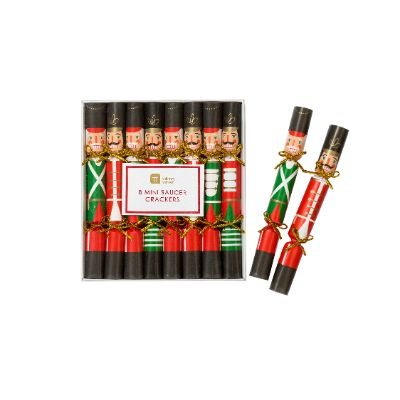 Mini Nutcracker Saucer Crackers Pack Of 8