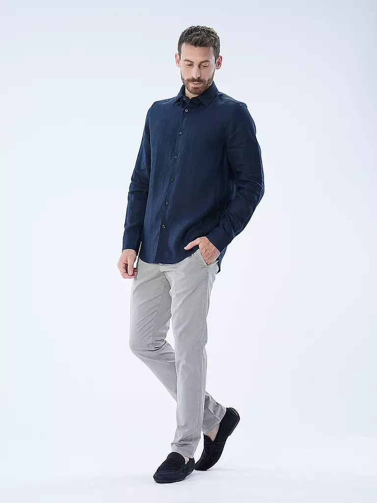 DRYKORN Leinenhemd RAMIS blau