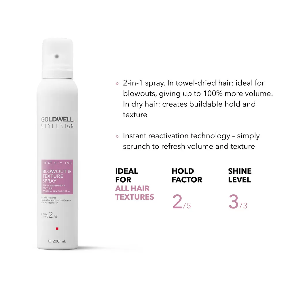 Goldwell StyleSign Blowout & Texture Spray - 200 ml.