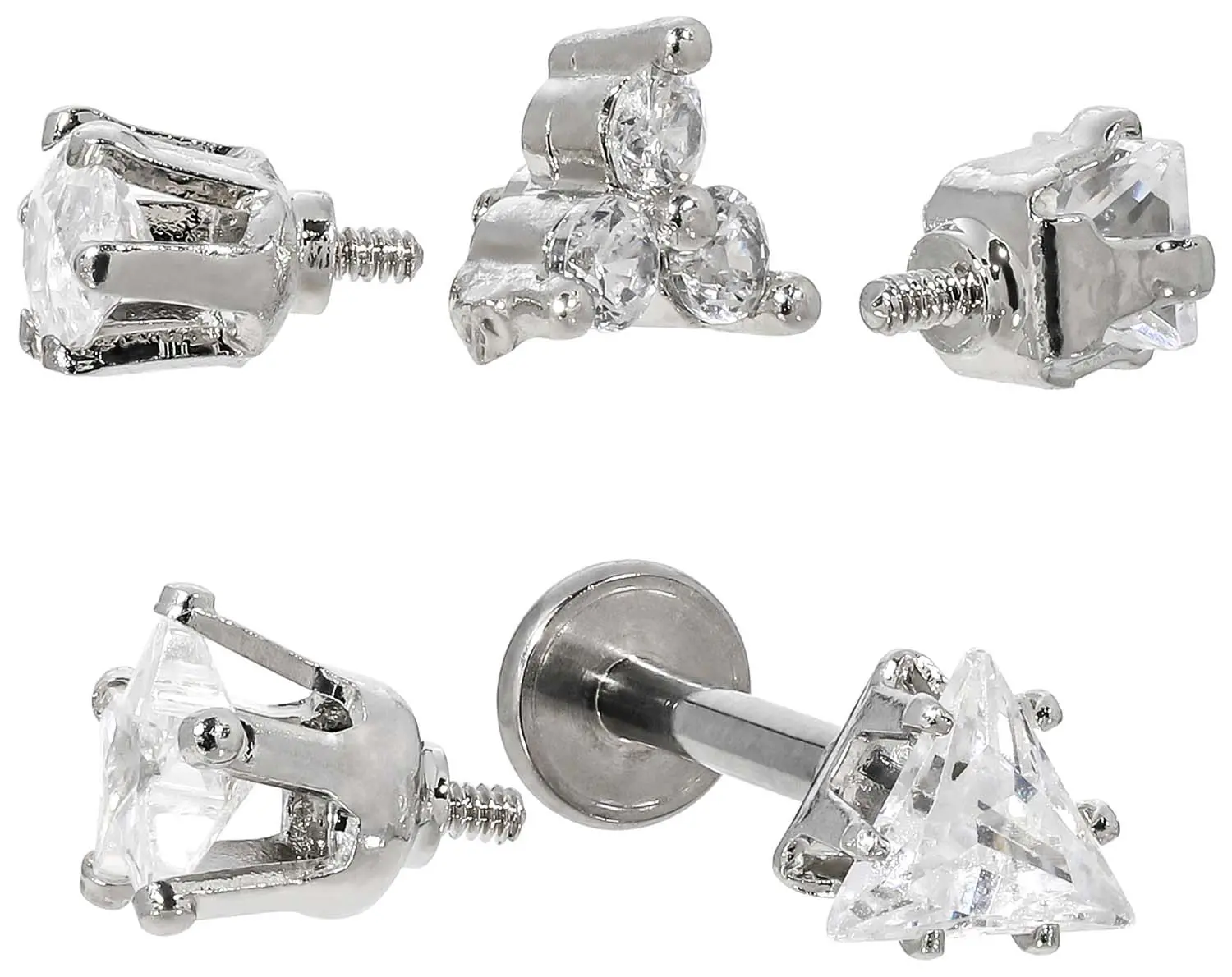 Piercing-Set - Various Zirkonias