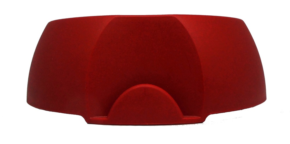 Petite gamelle ronde rouge