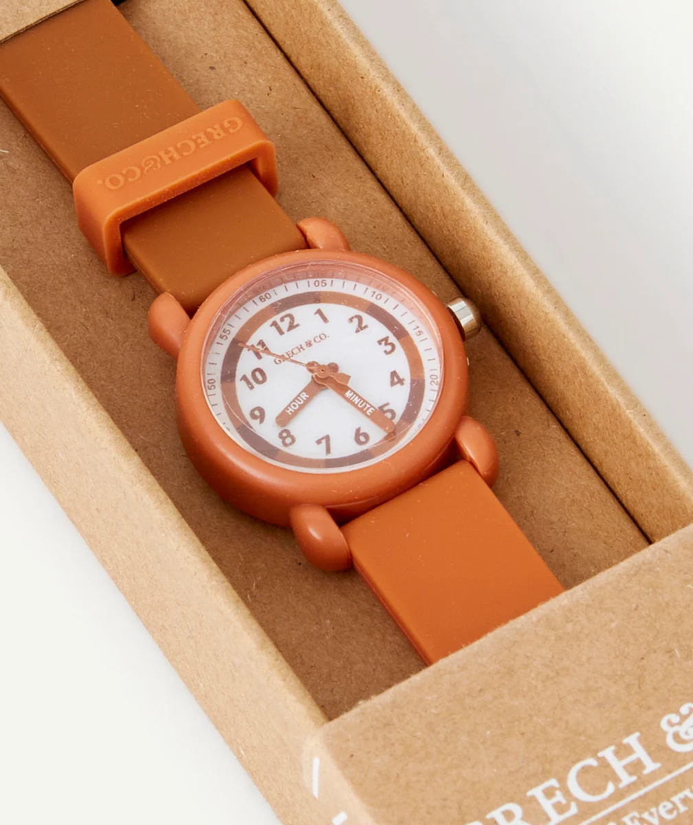GRECH & CO.MONTRE ORANGE ENFANT