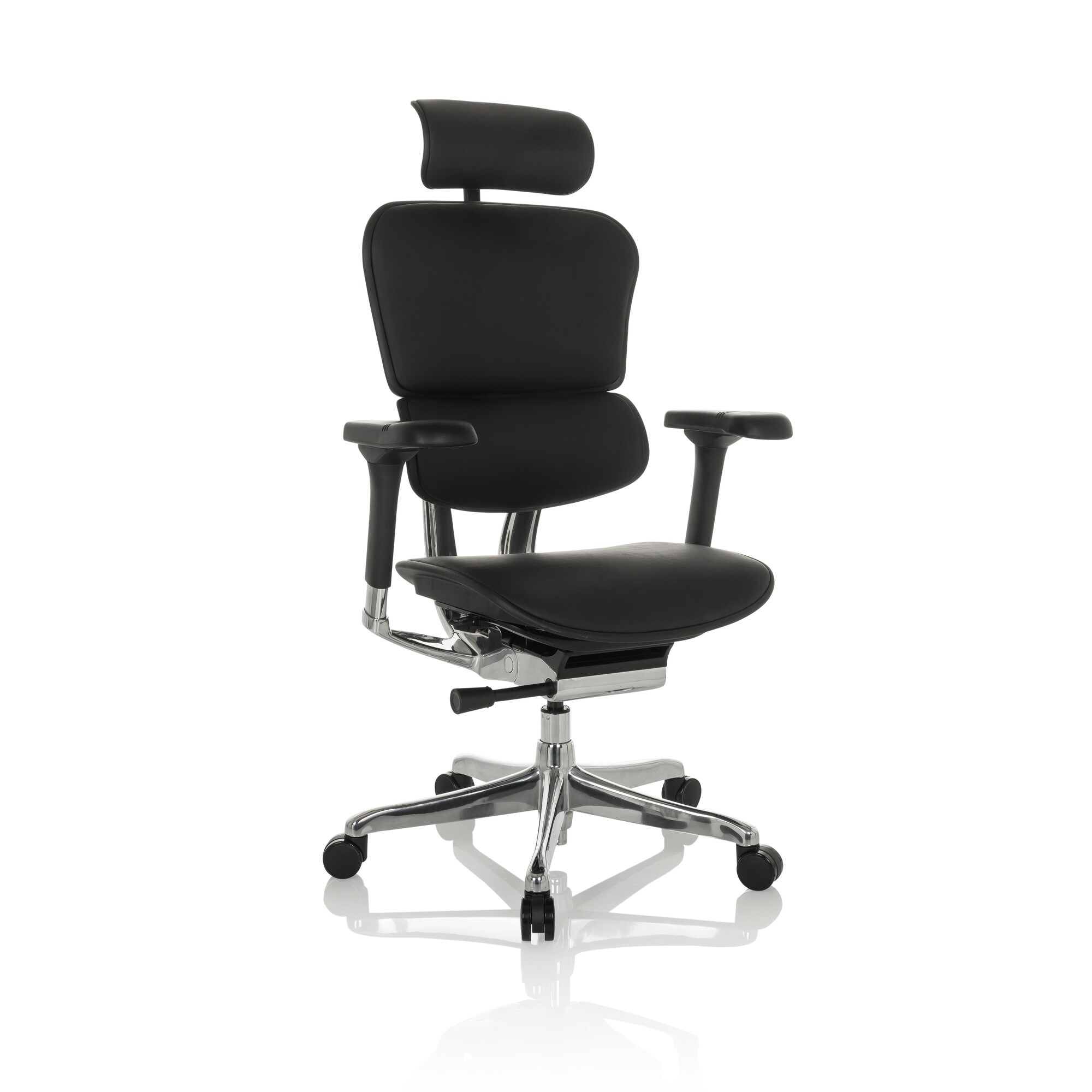 Luxus Chefsessel ERGOHUMAN GEN2 Leder mit Armlehnen (höhenverstellbar) hjh OFFICE
