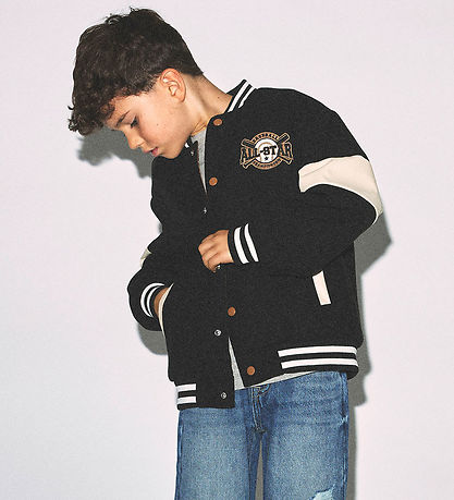 Name It Jacke - NkmMikado - Schwarz m. Print