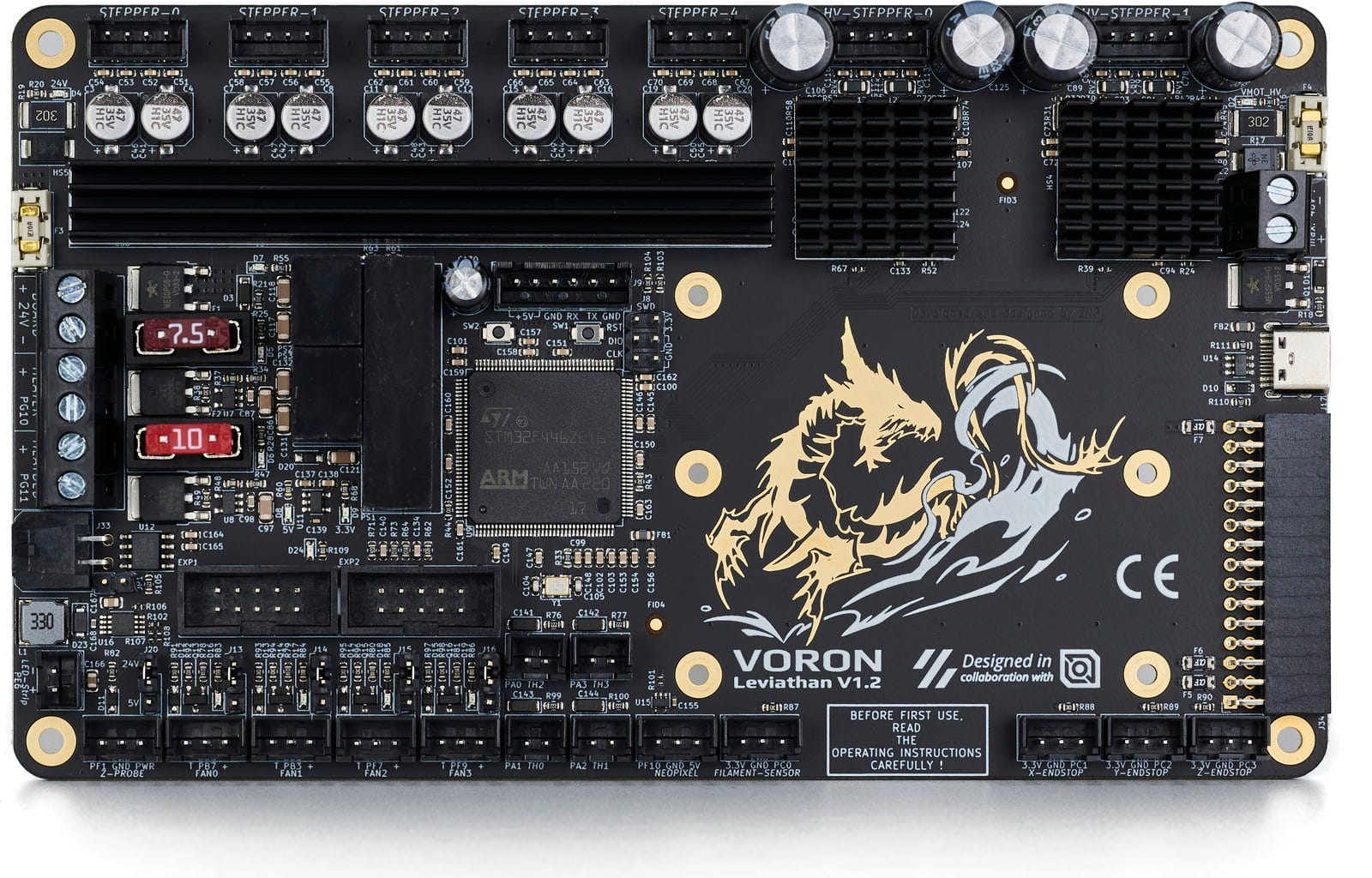 LDO Motors  Leviathan Control Board V1.2    Leistungsstarkes Control Board für Voron 3D Drucker