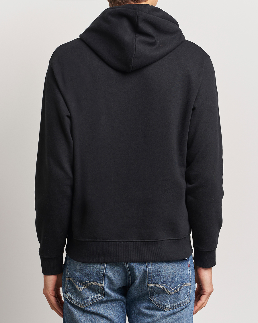 Replay Tonal Logo Hoodie Black