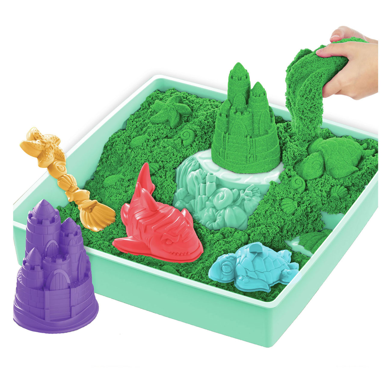 Kinetic Sand - Zandbak Set Groen