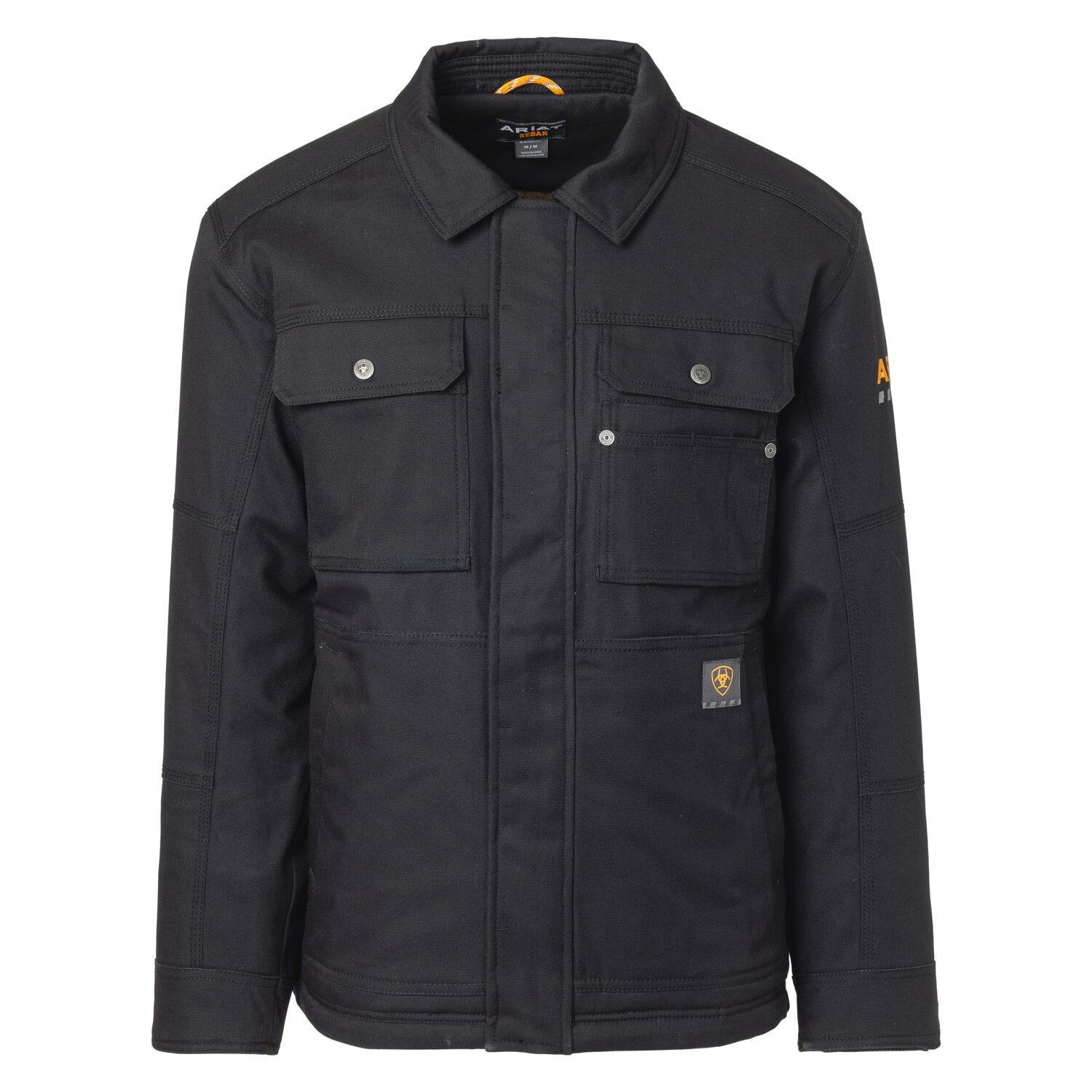 ARIAT MNS Rebar DuraCanvas Sherpa-Lined Coat  - black